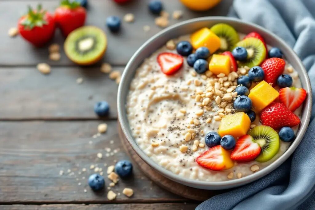 Ce porridge fruits frais je l’adore pour son côté doux, coloré et nourrissant au petit-déj.jpg